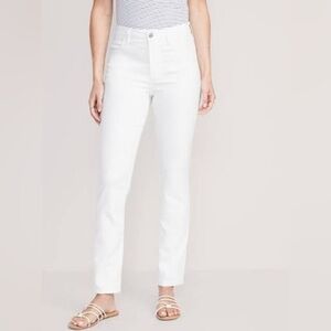 Old Navy high-Rise WOW STRAIGHT white size 10